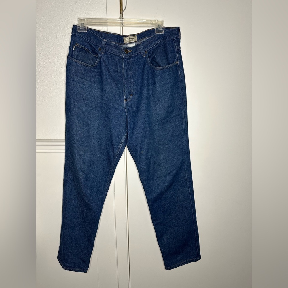 L.L. Bean Classic Fit Indigo Jeans size 36